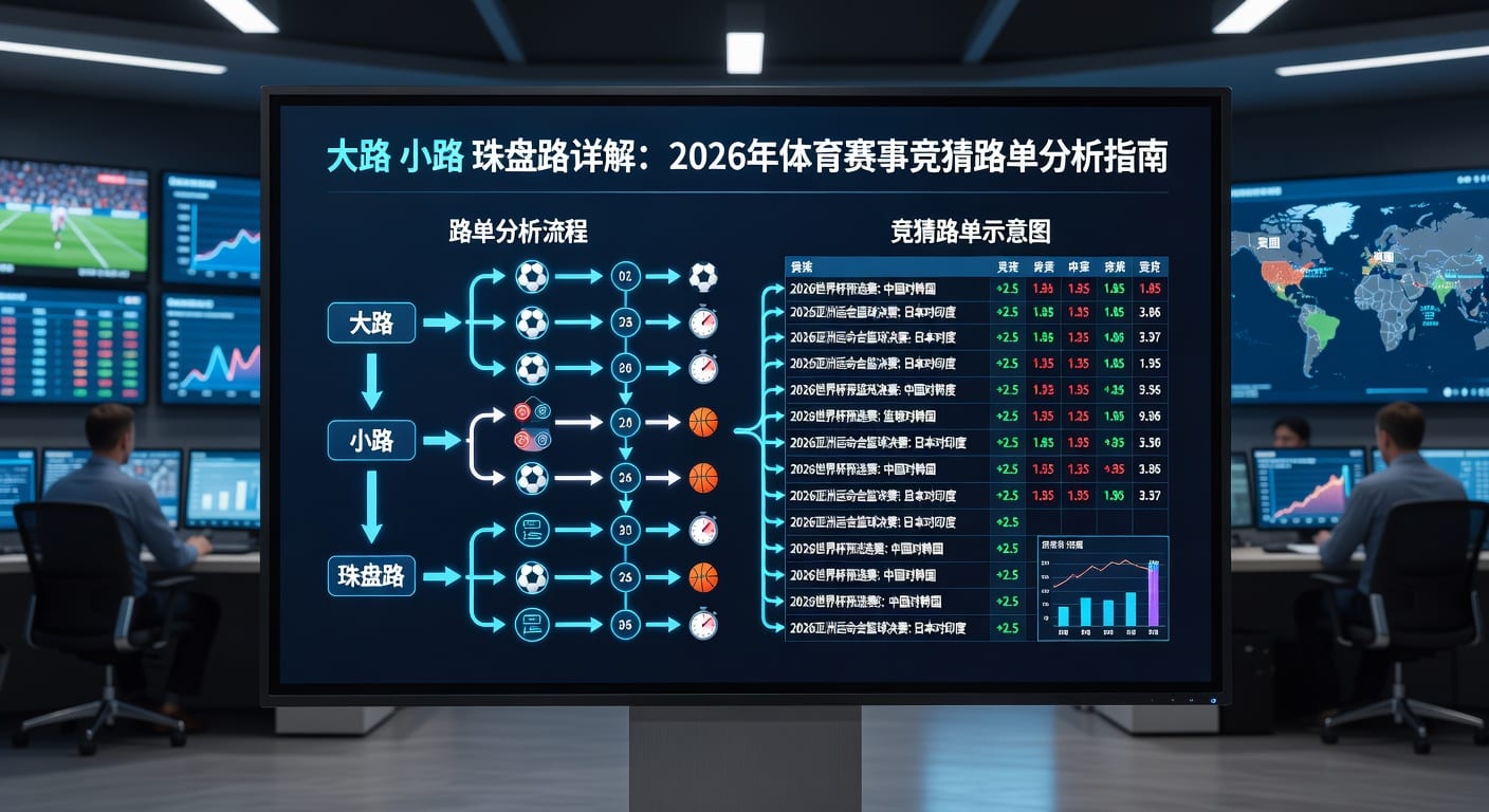 大路小路珠盘路：2026年世界杯投注的盘口分析与投注策略