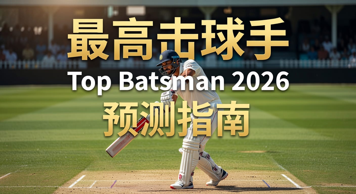 2026年世界杯投注：深度洞悉最高击球手 Top Batsman 的关键特质与取胜策略