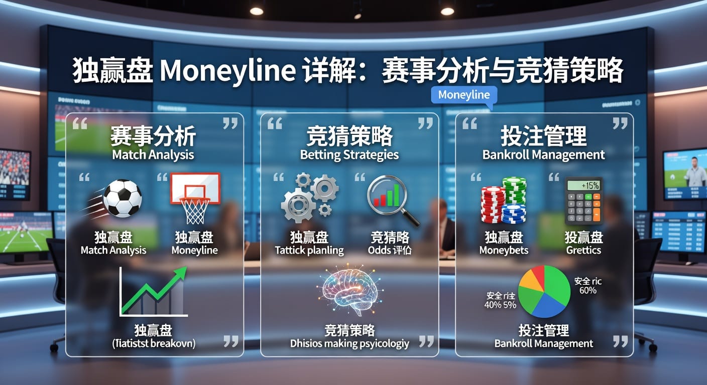 独赢盘 moneyline：规则、赔率与实战判断