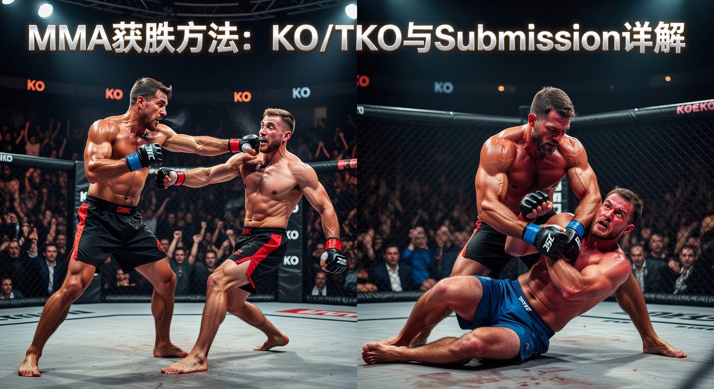 MMA方法 method of victory KO/TKO Submission：2026年读懂胜负路径